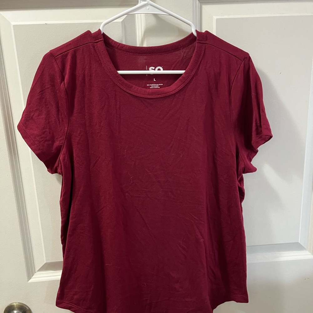 SO Burgundy T-Shirt
